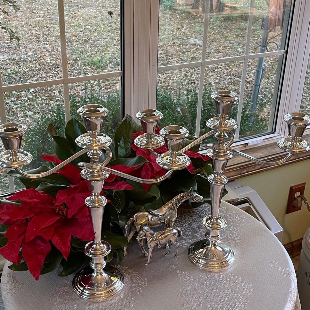 Pair of candelabras